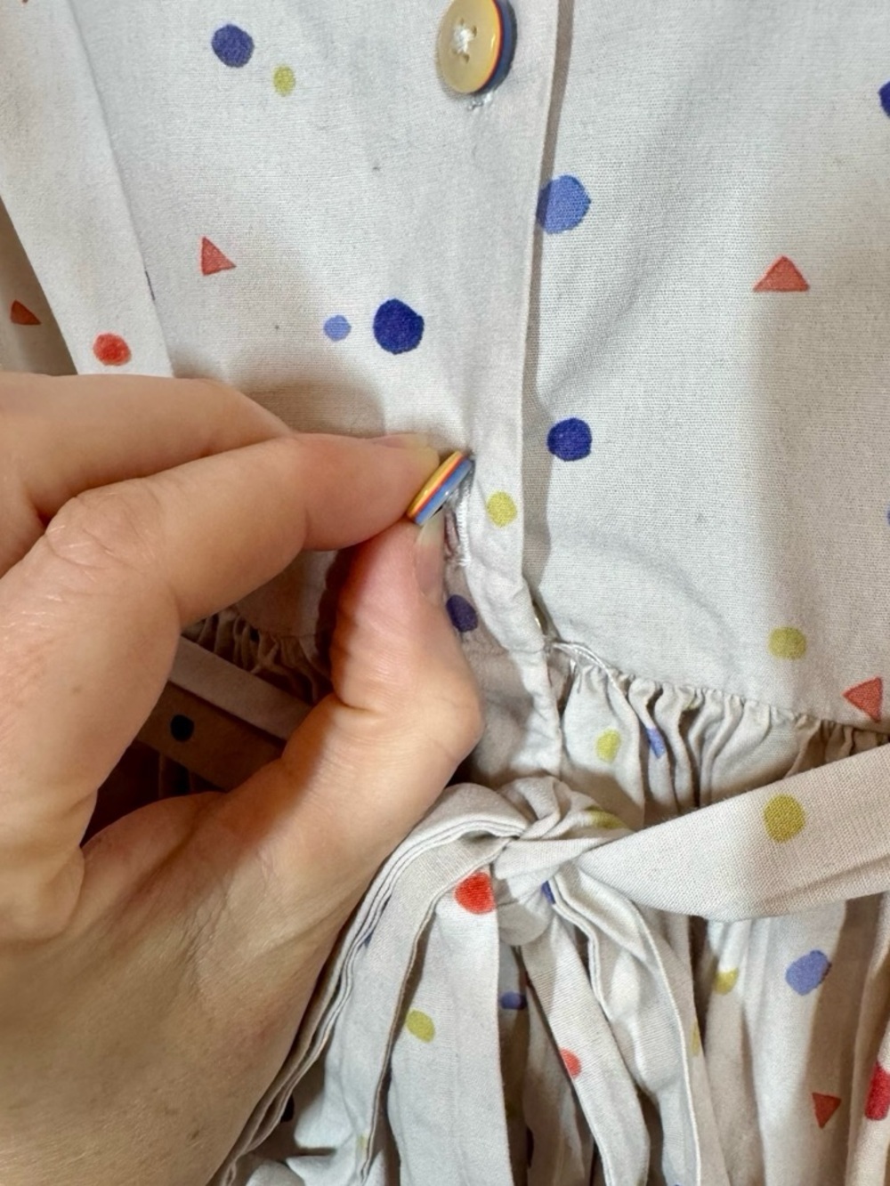 Oso & Me Betty Smocked Dress in Signature Dot - Picture 12 of 15
